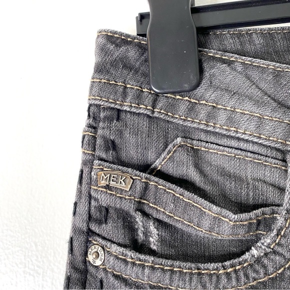 MEK Denim Ulan-Bator Cigarette Leg Grey Black Jeans - Picture 6 of 11